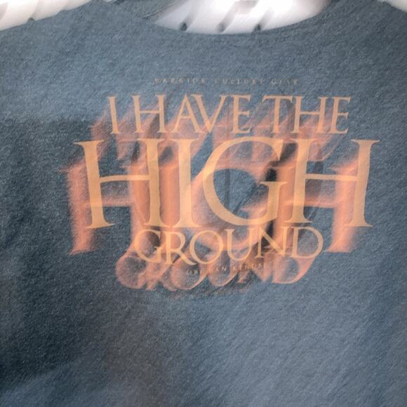 Star Wars Obi-Wan Kenobi XL Tall Have The high Ground On Back - Picture 2 of 4